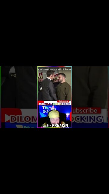 DILOMATIC DOCKING Zelensky Greets Macron By Rubbing Genitals #shorts