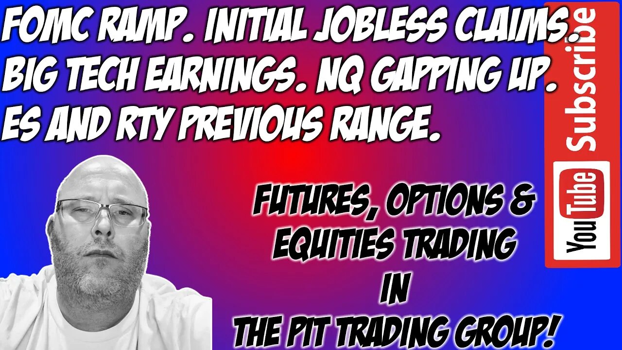 News and Earnings - ES E mini S&P500 NQ NASDAQ 100 Premarket Trade Plan - The Pit Futures Trading