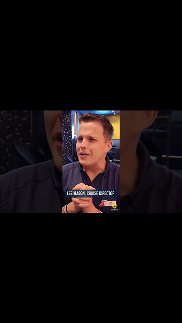 We ask Cruise Director, Lee Mason - "What do you enjoy the most about your job?". #shorts #cruise