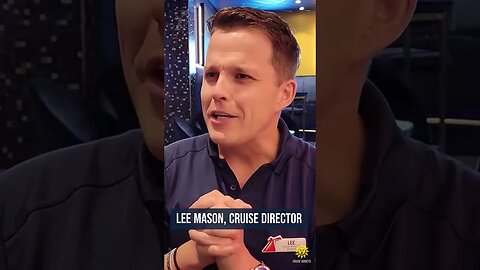 We ask Cruise Director, Lee Mason - "What do you enjoy the most about your job?". #shorts #cruise