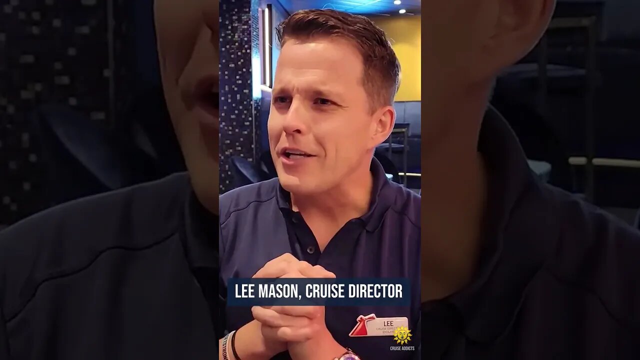 We ask Cruise Director, Lee Mason - "What do you enjoy the most about your job?". #shorts #cruise