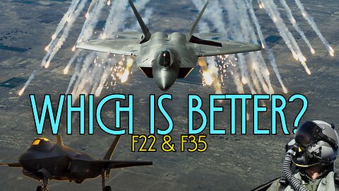"Which Is Better?" #f35 or #f22raptor #usmilitaryhistory #militaryaircraft #history #gaming
