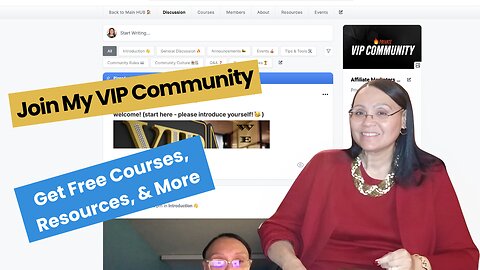 How to Join My VIP Online Community for Free Courses, Resources, and More!