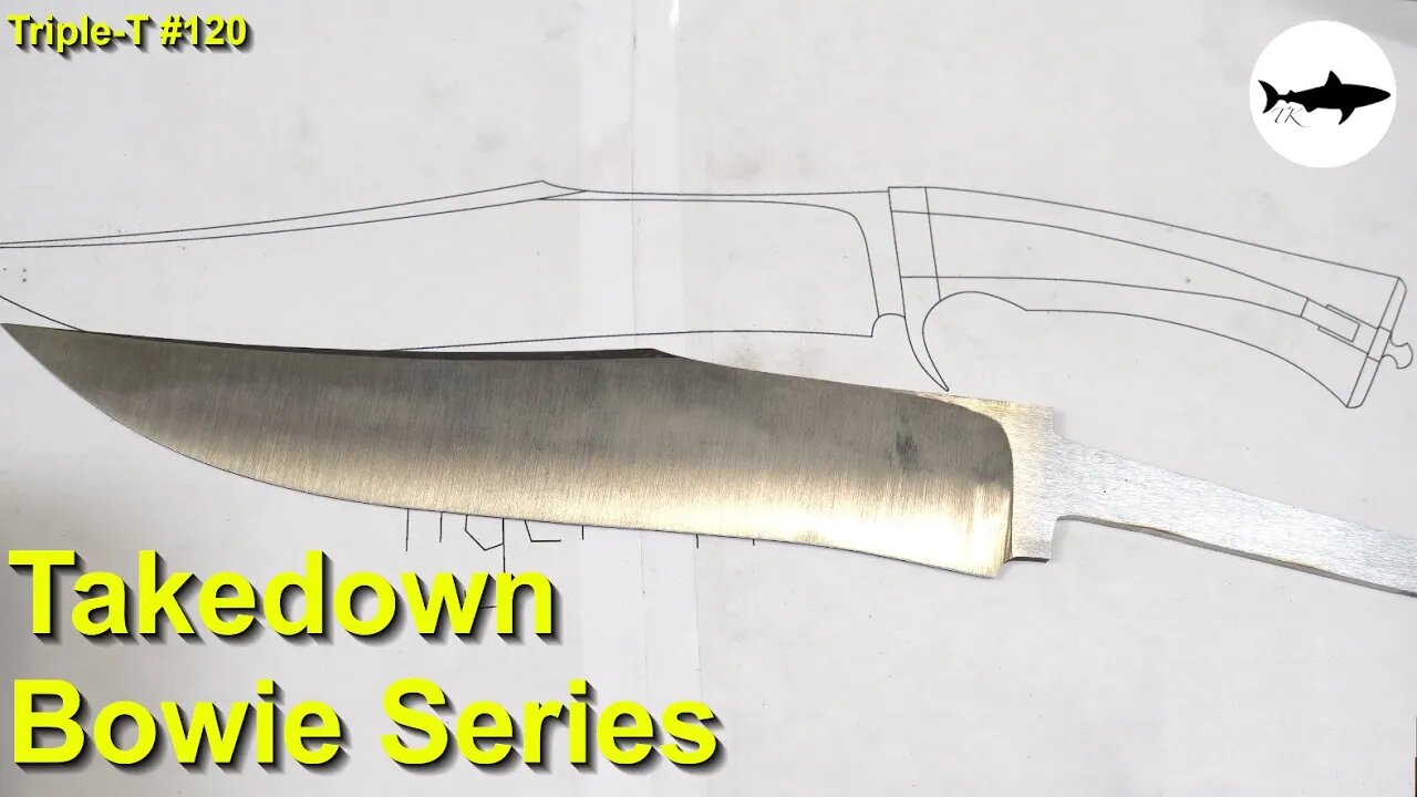 Triple-T #120 - Takedown Bowie Series - Guard and spacer