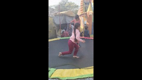 Baby girl playing talent