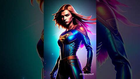 Supergirl AI Generated Artwork