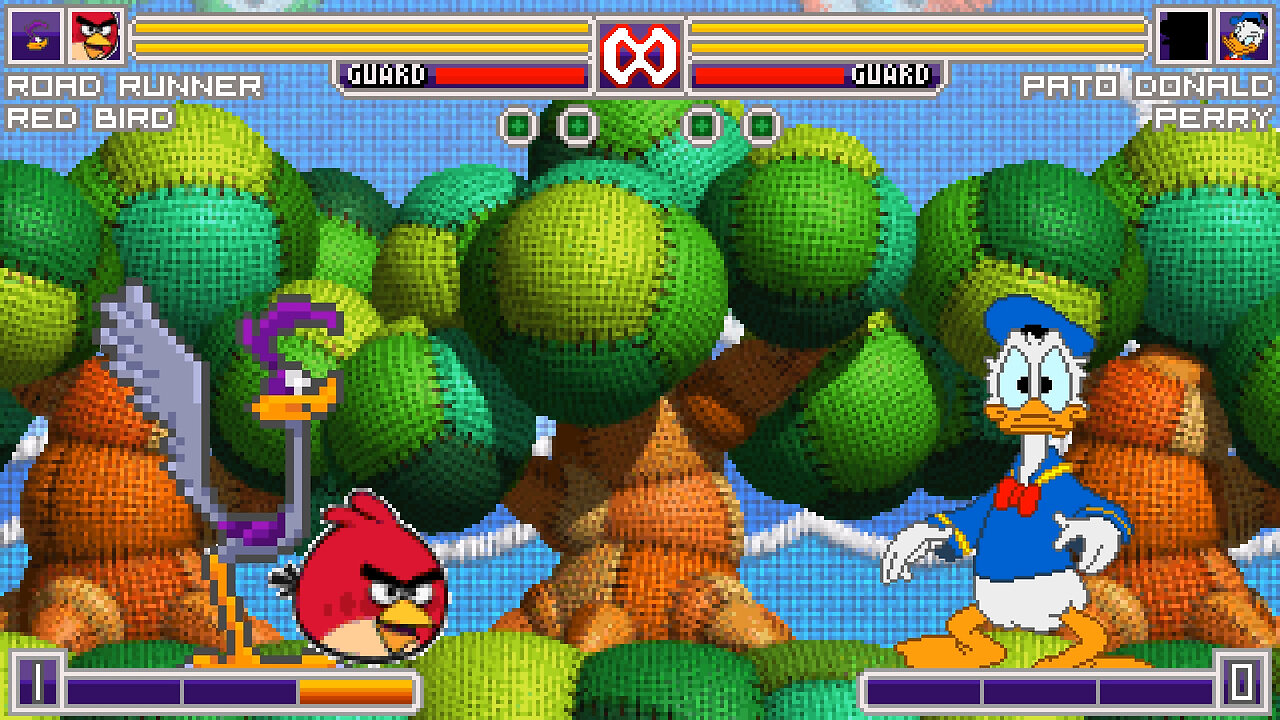 MUGEN - Red Bird & Road Runner vs. Perry & pato Donald - Download