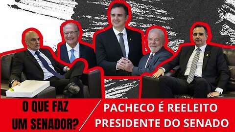 Rodrigo Pacheco no Senado e Arthur Lira na Câmara foram reeleitos - O que faz um senador?