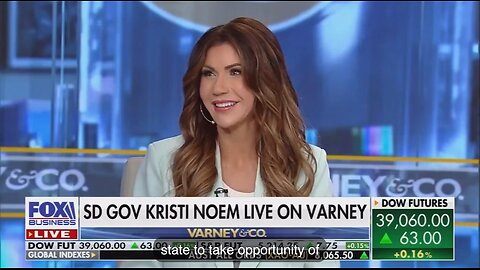 Noem gets destroyed by FOX Business