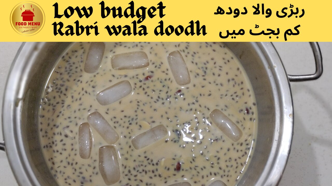 Rabari Doodh | Healthy Drink | RABRI WALA DOODH Recipe by Food Menu