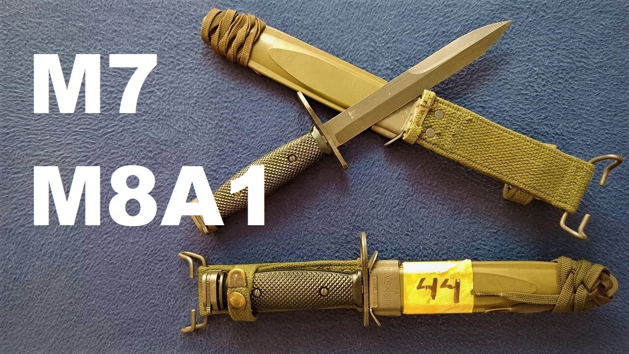 SHOW AND TELL 183: US M7 Bayonet (BOC); US M8A1 Scabbard sheath (PWH)