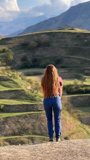 Terrazas Chokhsky en la República de Daguestán