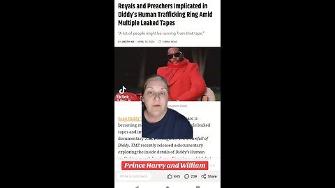 Harry and William with Diddy