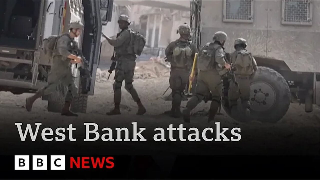 At least 10 dead in huge Israeli military operation in West Bank / BBC News