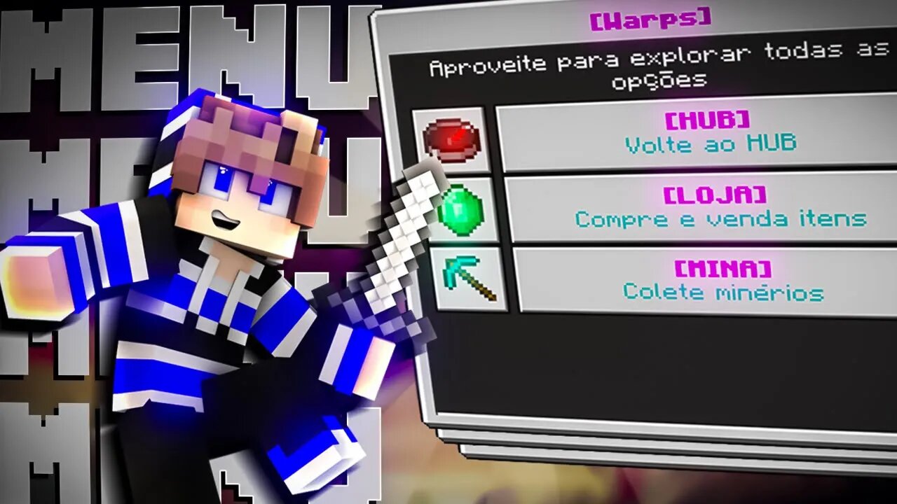 Menu igual de servidor (Minecraft Bedrock)