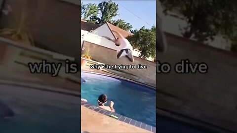 THATS NOT HOW YOU DIVE 😹😹😹 #shorts #short #diving #viral #subscribe #reels #lol #stunt #funny