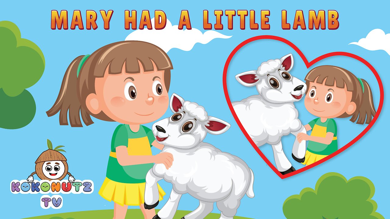 Mary Had a Little Lamb | Nursery Rhymes & Kids Songs | KokonutzTv