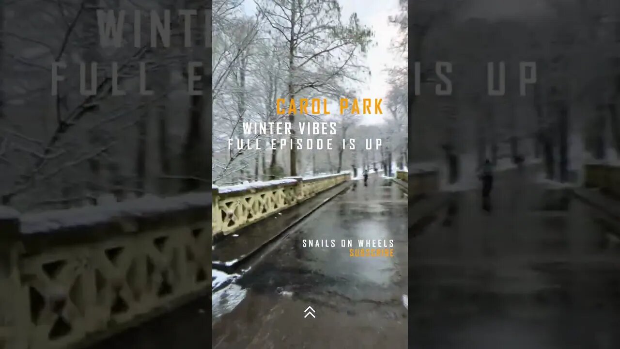WINTER RIDE at Carol Park - 4k Virtual Tour | Ambiental mix | 🇷🇴