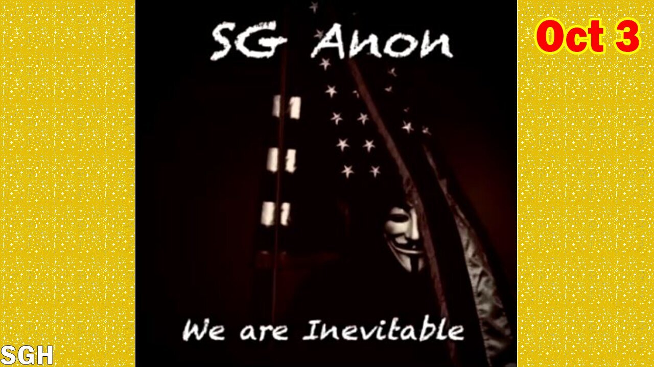 SG Anon Situation Update Oct 3: "Sits Down With Paul Vallely, Major General US Army (Retired)"