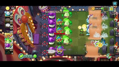 PvZ 2 - Backyard Big Top Act II - Level 5
