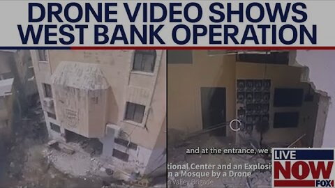 WATCH: Drone shows Israeli military operation in West Bank, evacuations expected | LiveNOW from FOX