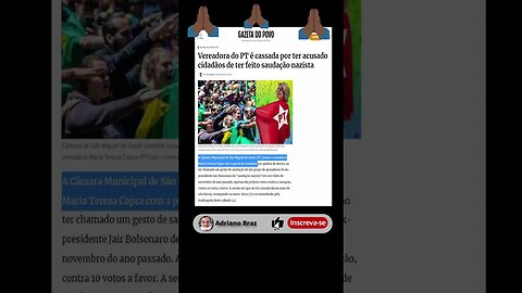 ⚠️Petista foi Cassada - Perdeu o Mandato⛔️