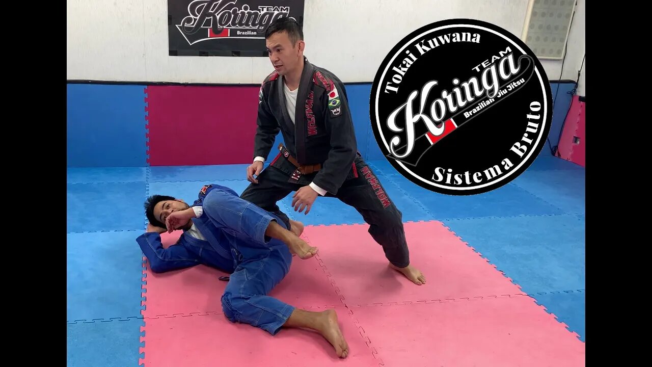 ブラジリアン柔術ラサだとラスパジェムとアームバー Brazilian Jujutsu Lasso, Overturn and Armbar