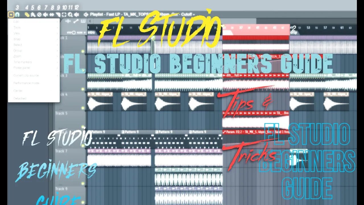 How to Move Clips in Playlist in FL Studio 2023