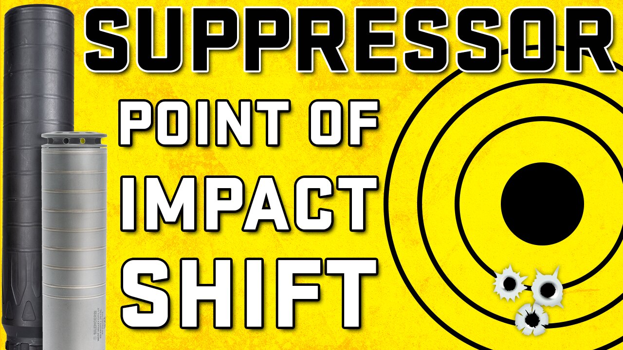 Accuracy Test - How Suppressors and Barrel Contour Effect Point of Impact Shift (POI Shift)