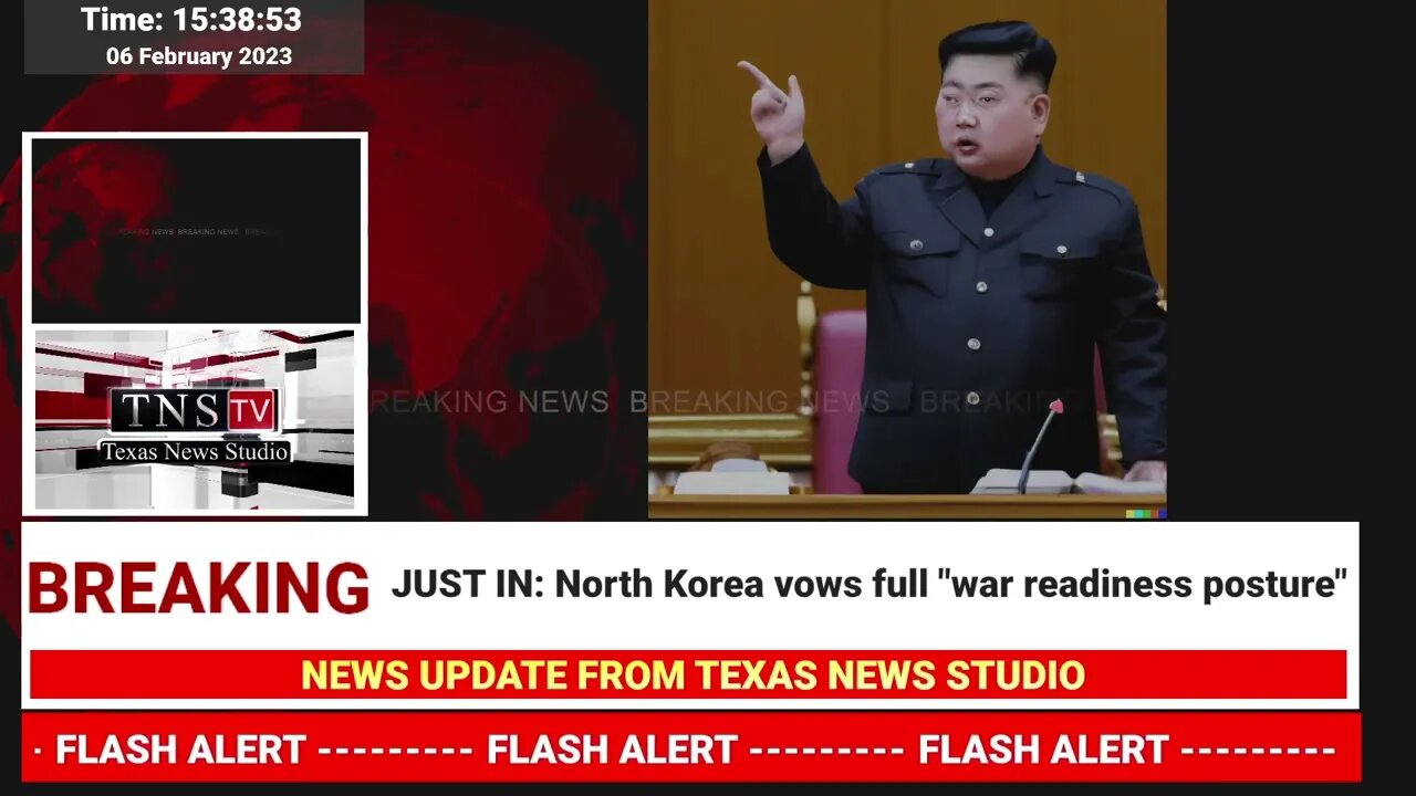 BREAKING: North Korea vows full "war readiness posture"