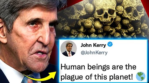 John Kerry Calls For Depopulation Of Billions To Fight 'Climate Change' - November 2024.