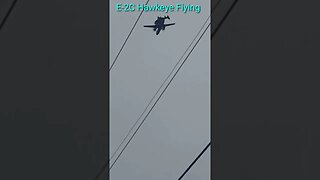 Radar Plane E-2C Flying above me #shorts