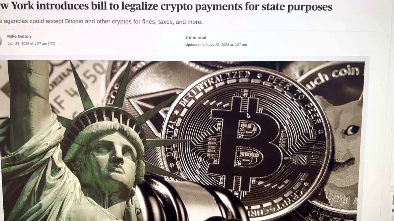 NY STATE ACCEPTS CRYPTO CURRENCY FOR PAYMENTS.