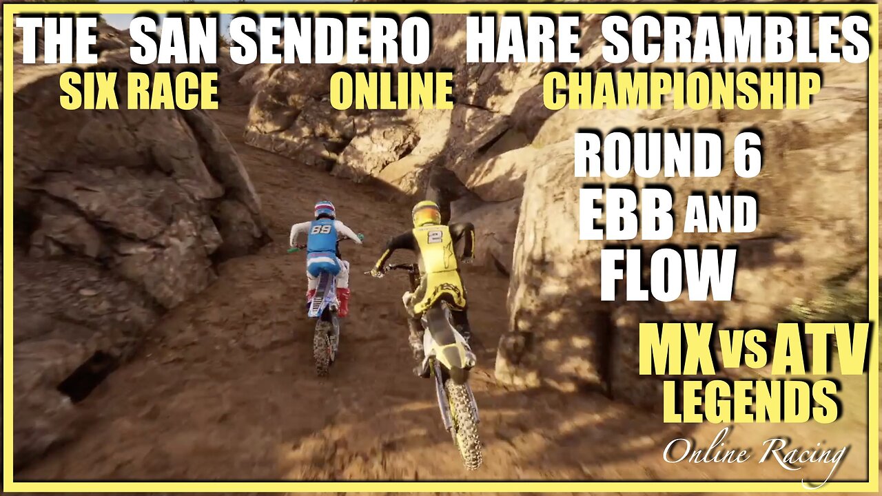 Last Round of the San Sendero Hare Scrambles Championship MX vs ATV Online Racing