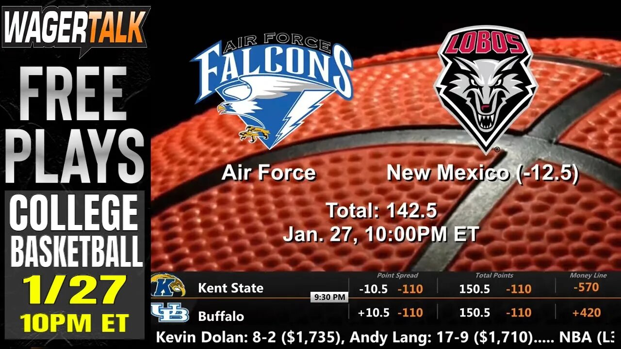 New Mexico vs Air Force College Basketball Predictions, Picks and Odds For January 27th