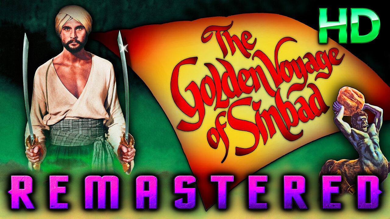 The Golden Voyage Of Sinbad - AI REMASTERED - HD - Fantasy Adventure