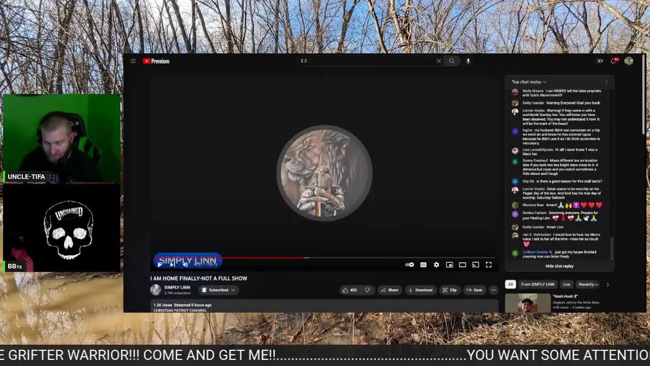 EARTHS CORE HAS STOPPED & TRAINWRECK TRAVIS STOPPED IN FOR A CHAT (TRAVIS INTERVIEW @1 HOUR MARK)