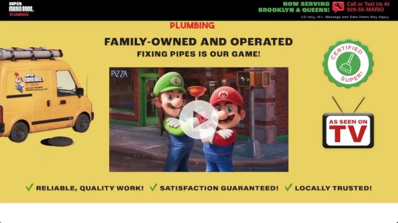 What Happens if You Call the Super Mario Bros. Plumbing Phone Number? (929-55-MARIO)