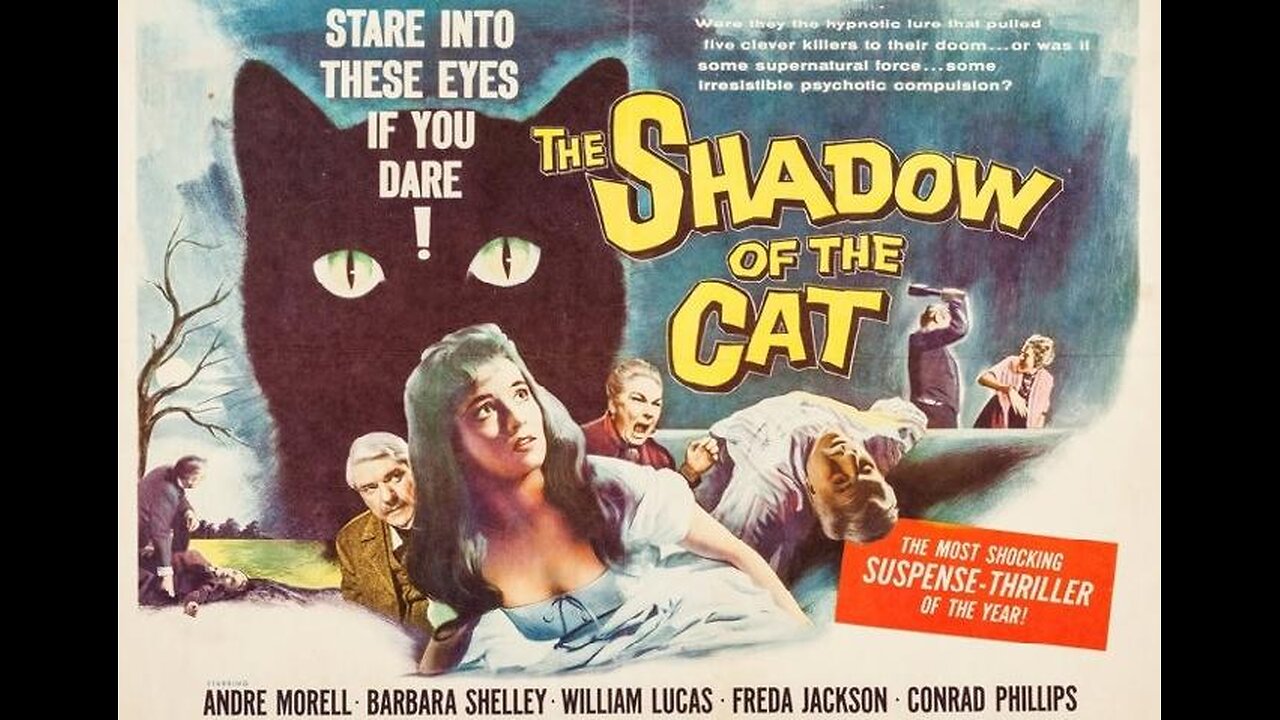 THE SHADOW OF THE CAT 1961 House Cat Seeks Revenge for Murdered Owner FULL MOVIE in HD