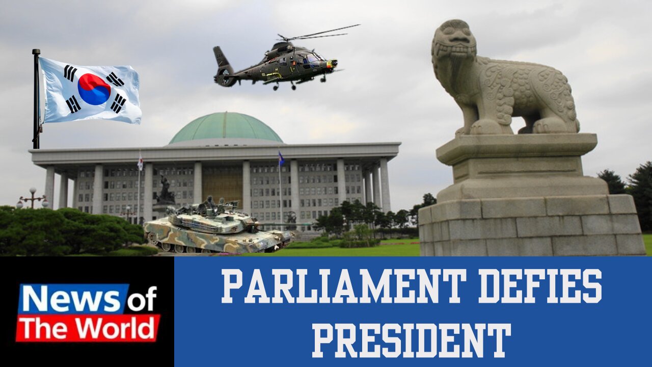 South Korean Parliament defies Martial Law - Breaking News