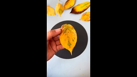 🍂🍁 You can paint very easily with acrylic paint. 🤗 @arttok.w #Art #Painting #Artist #ArtOfTheDay