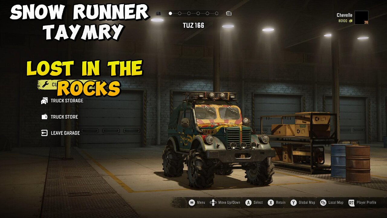 Snow Runner Lost in the Rocks