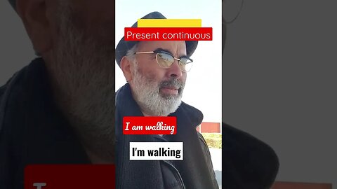 The present continuous المضارع المستمر