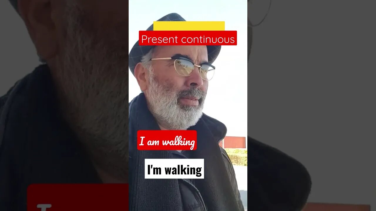 The present continuous المضارع المستمر