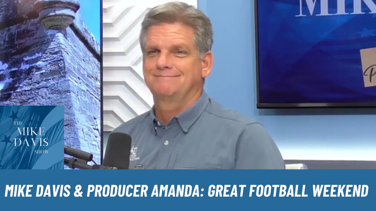 Mike Davis & Amanda are Basking in the Glow of College Football