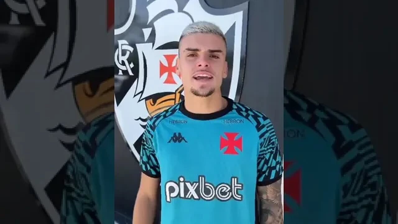 Gabriel Pec convocando a torcida para o jogo em Cariacica - Vasco x Volta Redonda