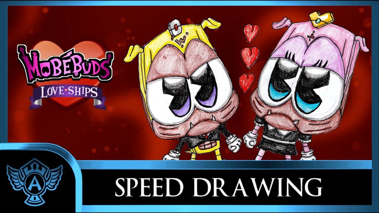 Speed Drawing: MobéBuds Love ships Willpy X Jadea | A.T. Andrei Thomas 2023