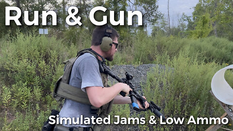 3X3 Run & Gun Drill With Pistol & Rifle | PLUS Simulated empties and jams