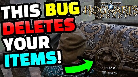 BEWARE! GAME BREAKING BUG can PERMANENTLY DELETE YOUR ITEMS - Hogwarts Legacy