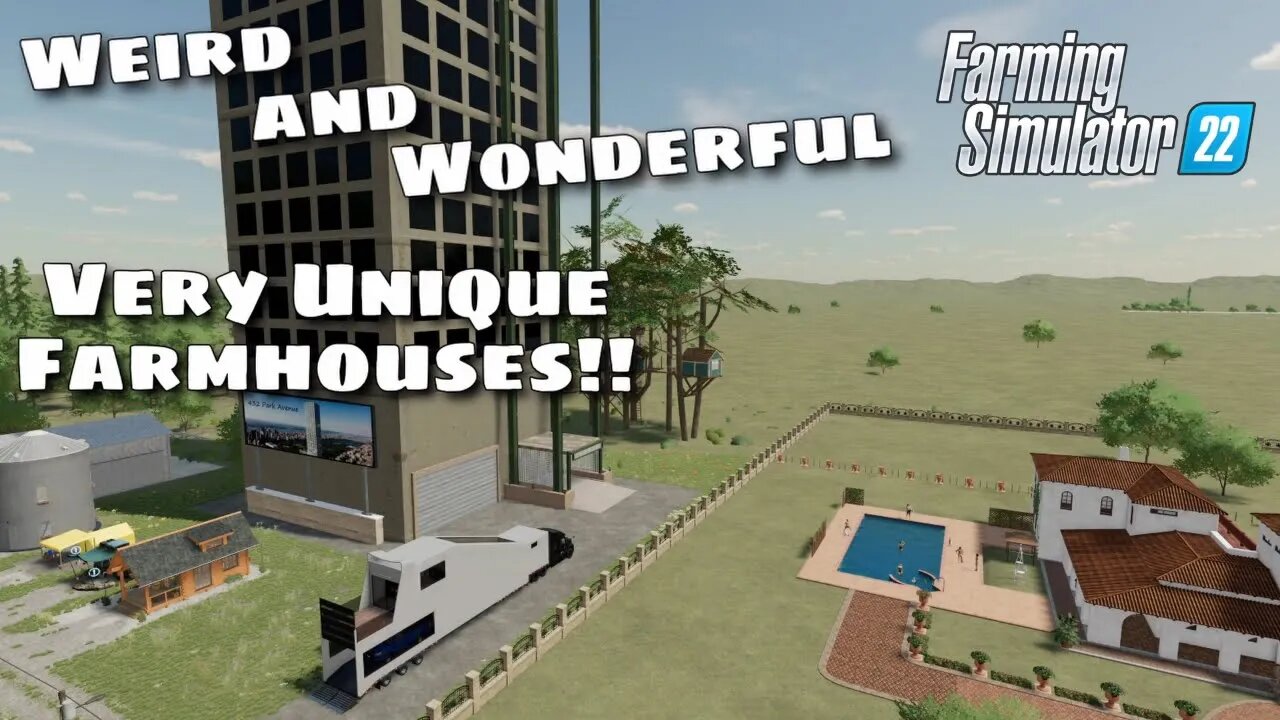 Placeable Farmhouse Mods | Weird and Wonderful | Farming Simulator 22